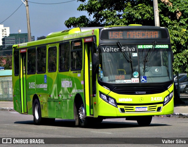 Viação Fortaleza 2.4.105 na cidade de Niterói, Rio de Janeiro, Brasil, por Valter Silva. Número da foto: #10243670.