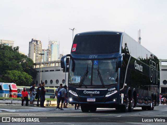 Viação Cometa 721309 na cidade de São Paulo, São Paulo, Brasil, por Lucas Vieira. Número da foto: #10245037.