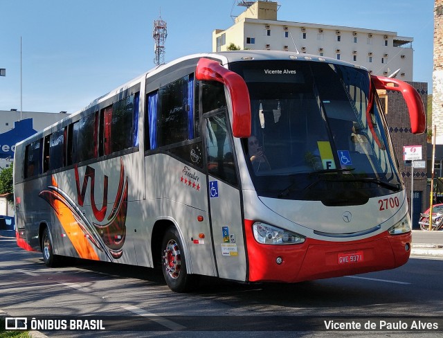 Viação Urbano 2700 na cidade de Aparecida, São Paulo, Brasil, por Vicente de Paulo Alves. ID da foto: 10329528.