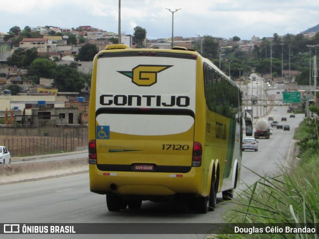 Empresa Gontijo de Transportes 17120 na cidade de Belo Horizonte, Minas Gerais, Brasil, por Douglas Célio Brandao. ID da foto: 10329511.