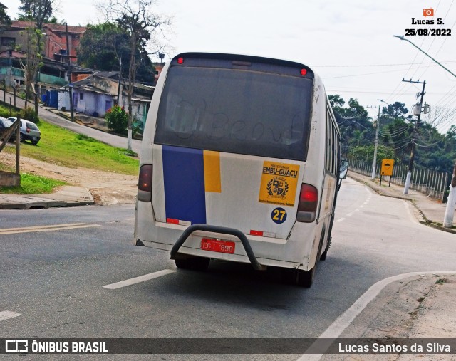 Transporte Alternativo de Embu-Guaçu 102 na cidade de Embu-Guaçu, São Paulo, Brasil, por Lucas Santos da Silva. ID da foto: 10327851.