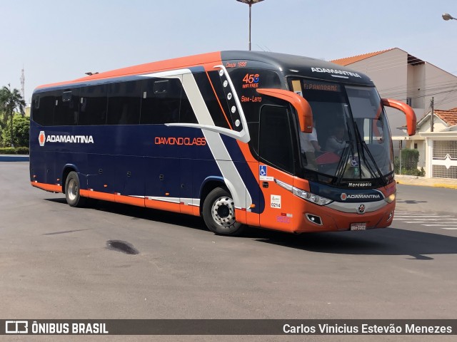 Expresso Adamantina 9500 na cidade de Osvaldo Cruz, São Paulo, Brasil, por Carlos Vinicius Estevão Menezes. Número da foto: #10331301.