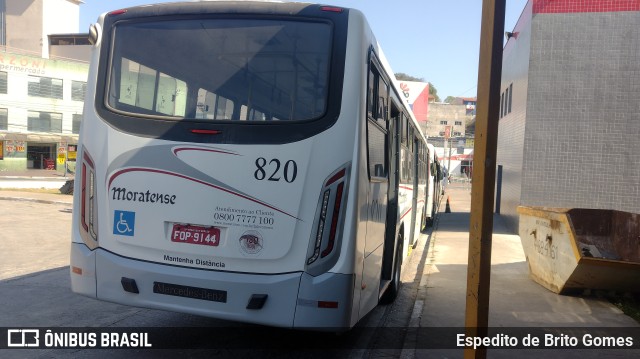 Auto Ônibus Moratense 820 na cidade de Francisco Morato, São Paulo, Brasil, por Espedito de Brito Gomes. Número da foto: #10328164.