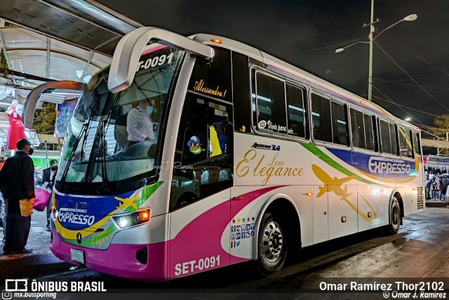 Servicios Expresso de Transporte SET-0091 na cidade de Gustavo A. Madero, Ciudad de México, México, por Omar Ramírez Thor2102. Número da foto: #10329220.
