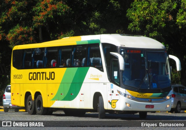 Empresa Gontijo de Transportes 19020 na cidade de Porto Seguro, Bahia, Brasil, por Eriques  Damasceno. ID da foto: 10330291.