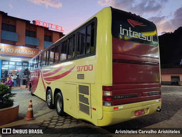 Intersul Turismo 9700 na cidade de Piranguinho, Minas Gerais, Brasil, por Aristóteles Carvalho Aristóteles. ID da foto: 10328581.