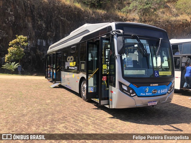 Transwolff Transportes e Turismo 6 6455 na cidade de Campinas, São Paulo, Brasil, por Felipe Pereira Evangelista. Número da foto: #10328526.