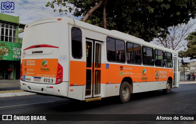 Ita Transportes 4512.9 na cidade de Goiânia, Goiás, Brasil, por Afonso de Sousa. ID da foto: 10328030.