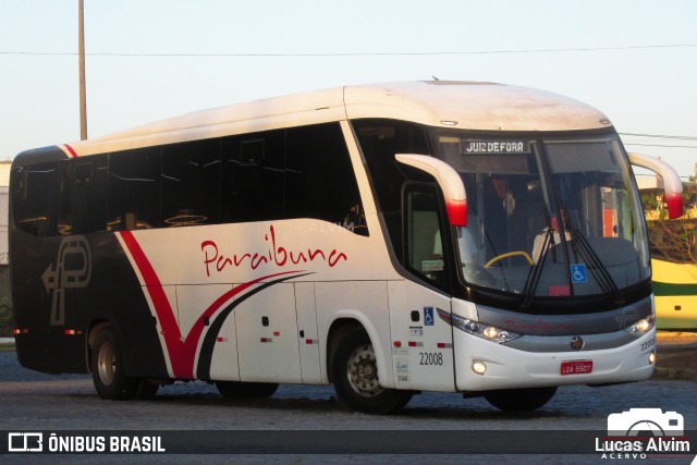 Paraibuna Transportes 22008 na cidade de Juiz de Fora, Minas Gerais, Brasil, por Lucas Alvim. ID da foto: 10327871.