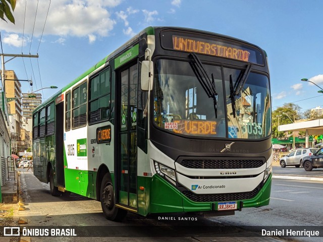 Expresso Caribus Transportes 3035 na cidade de Cuiabá, Mato Grosso, Brasil, por Daniel Henrique. Número da foto: #10328439.