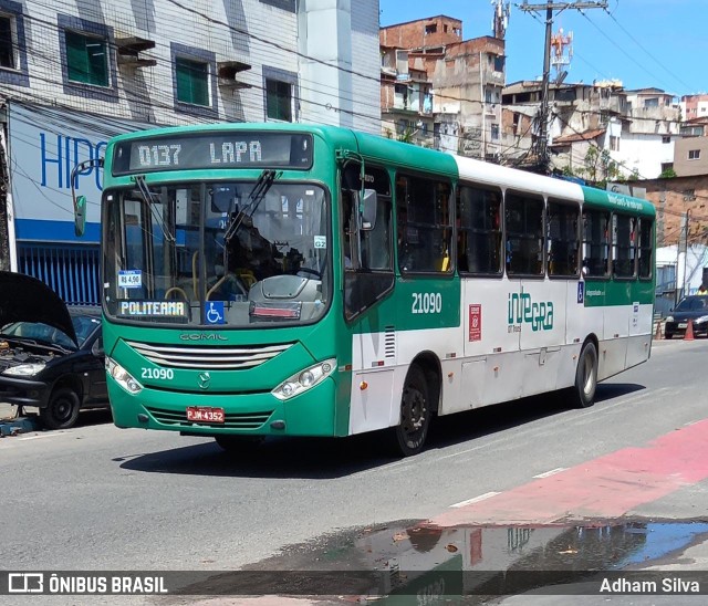 OT Trans - Ótima Salvador Transportes 21090 na cidade de Salvador, Bahia, Brasil, por Adham Silva. ID da foto: 10329320.