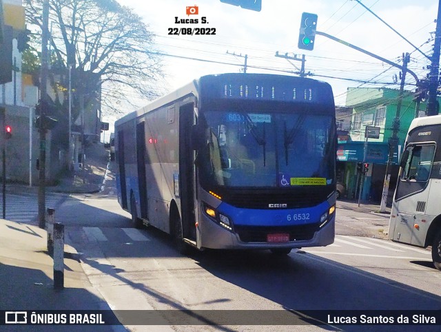 Transwolff Transportes e Turismo 6 6532 na cidade de São Paulo, São Paulo, Brasil, por Lucas Santos da Silva. Número da foto: #10327868.