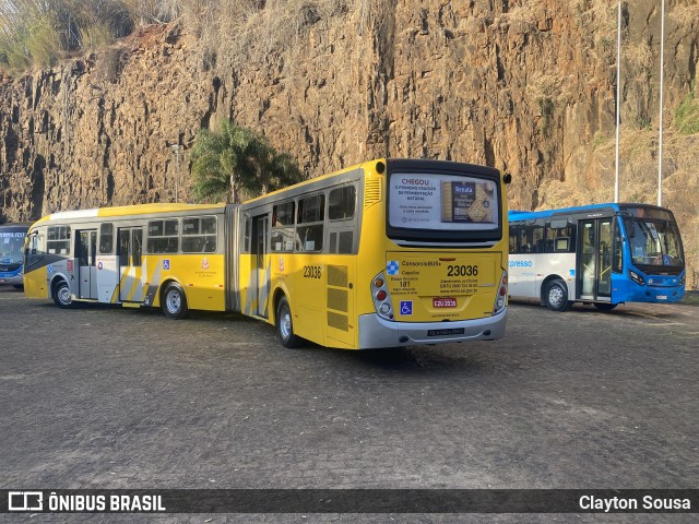 Transportes Capellini 23036 na cidade de Campinas, São Paulo, Brasil, por Clayton Sousa. Número da foto: #10329633.