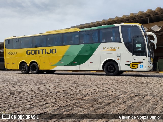 Empresa Gontijo de Transportes 14800 na cidade de Americana, São Paulo, Brasil, por Gilson de Souza Junior. ID da foto: 10334084.