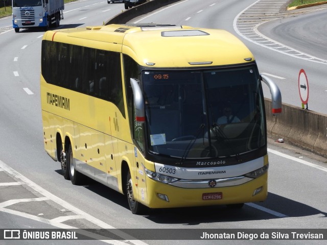 Viação Itapemirim 60503 na cidade de Lavrinhas, São Paulo, Brasil, por Jhonatan Diego da Silva Trevisan. ID da foto: 10332213.