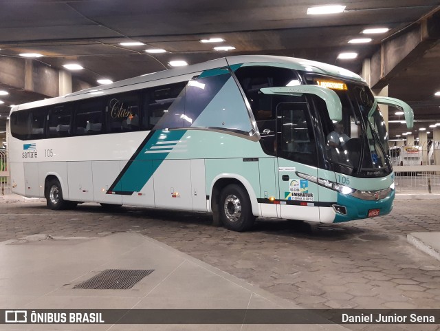 Santa Fé Transportes 105 na cidade de Belo Horizonte, Minas Gerais, Brasil, por Daniel Junior Sena. Número da foto: #10334739.