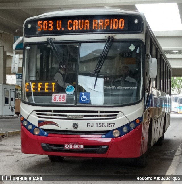 Transportadora Tinguá RJ 156.157 na cidade de Rio de Janeiro, Rio de Janeiro, Brasil, por Rodolfo Albuquerque. ID da foto: 10333493.