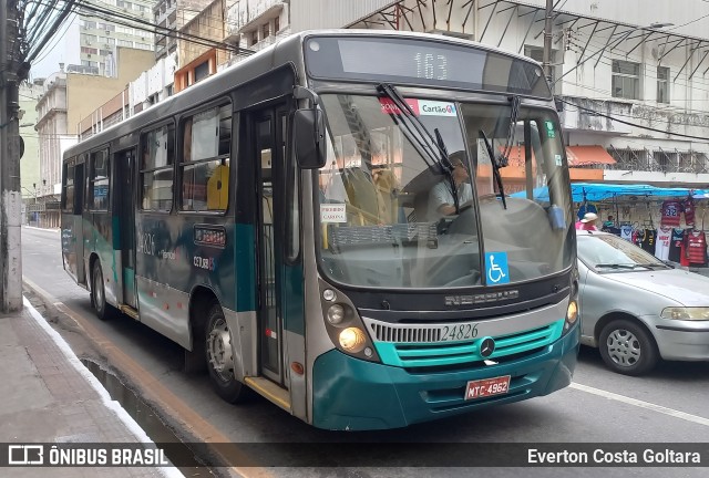 Unimar Transportes 24826 na cidade de Vitória, Espírito Santo, Brasil, por Everton Costa Goltara. Número da foto: #10332527.