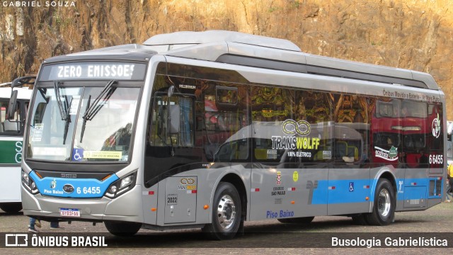 Transwolff Transportes e Turismo 6 6455 na cidade de Campinas, São Paulo, Brasil, por Busologia Gabrielística. Número da foto: #10333523.
