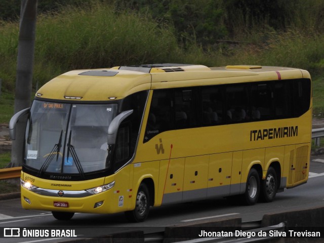 Viação Itapemirim 60709 na cidade de Lavrinhas, São Paulo, Brasil, por Jhonatan Diego da Silva Trevisan. ID da foto: 10332822.