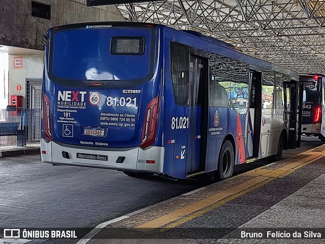Next Mobilidade - ABC Sistema de Transporte 81.021 na cidade de São Bernardo do Campo, São Paulo, Brasil, por Bruno  Felício da Silva. Número da foto: #10332347.
