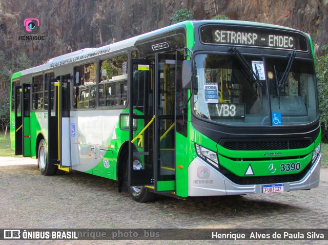 VB Transportes e Turismo 3390 na cidade de Campinas, São Paulo, Brasil, por Henrique Alves de Paula Silva. Número da foto: #10331783.