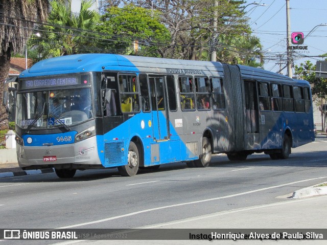 VB Transportes e Turismo 1445 na cidade de Campinas, São Paulo, Brasil, por Henrique Alves de Paula Silva. Número da foto: #10334588.