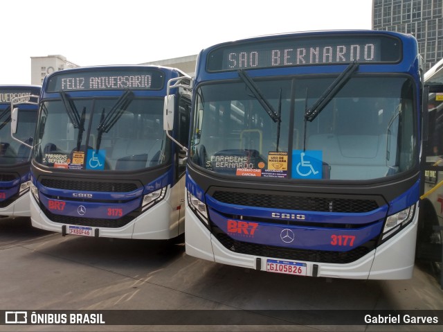 BR7 Mobilidade 3177 na cidade de São Bernardo do Campo, São Paulo, Brasil, por Gabriel Garves. Número da foto: #10334357.