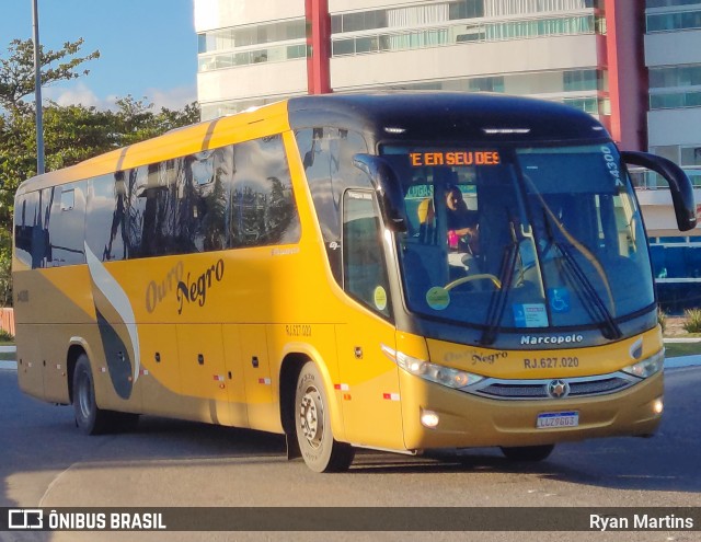Ouro Negro Transportes e Turismo RJ 627.020 na cidade de Rio das Ostras, Rio de Janeiro, Brasil, por Ryan Martins. Número da foto: #10333971.