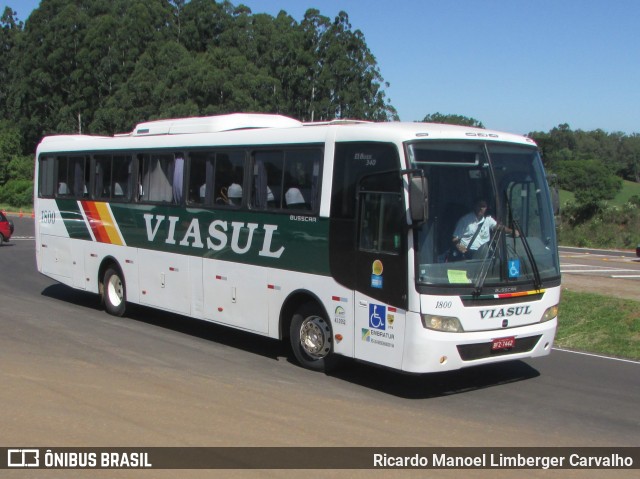 Viasul - Auto Viação Venâncio Aires 1800 na cidade de Rio Pardo, Rio Grande do Sul, Brasil, por Ricardo Manoel Limberger Carvalho. Número da foto: #10333690.