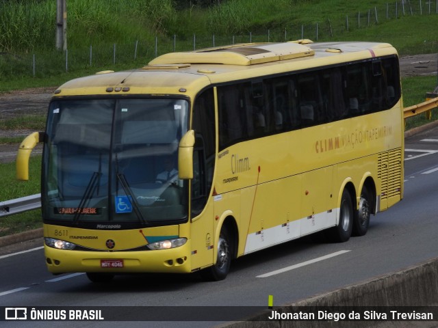 Viação Itapemirim 8611 na cidade de Lavrinhas, São Paulo, Brasil, por Jhonatan Diego da Silva Trevisan. ID da foto: 10332480.