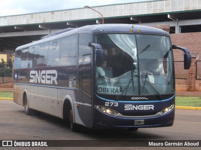 Expreso Singer 273 na cidade de Posadas, Capital, Misiones, Argentina, por Mauro Germán Aboud. ID da foto: 10333801.