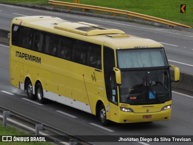 Viação Itapemirim 49021 na cidade de Lavrinhas, São Paulo, Brasil, por Jhonatan Diego da Silva Trevisan. ID da foto: 10332652.