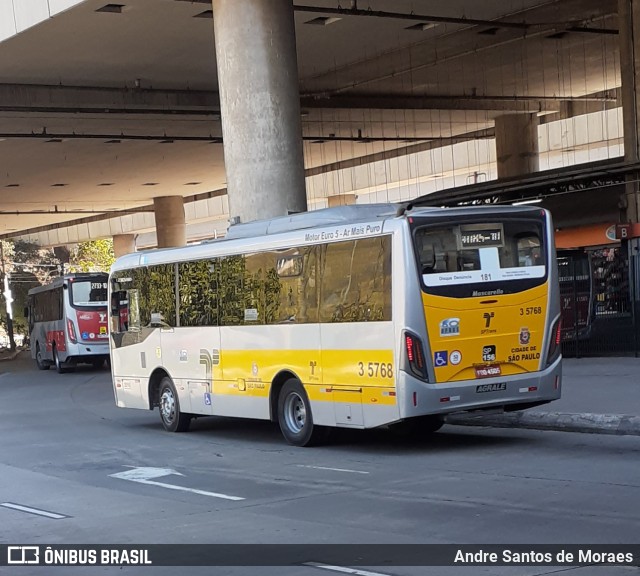 Upbus Qualidade em Transportes 3 5768 na cidade de São Paulo, São Paulo, Brasil, por Andre Santos de Moraes. ID da foto: 10333625.