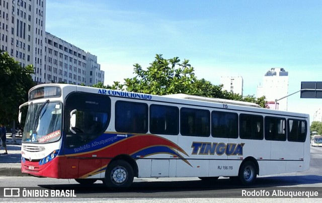 Transportadora Tinguá RJ 156.115 na cidade de Rio de Janeiro, Rio de Janeiro, Brasil, por Rodolfo Albuquerque. Número da foto: #10333462.
