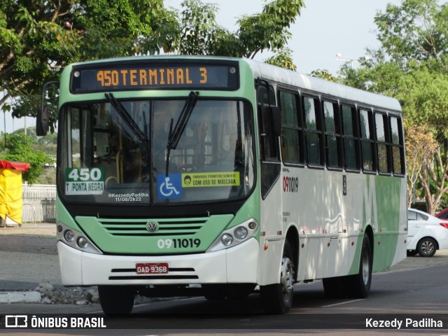 Auto Ônibus Líder 0911019 na cidade de Manaus, Amazonas, Brasil, por Kezedy Padilha. ID da foto: 10333670.