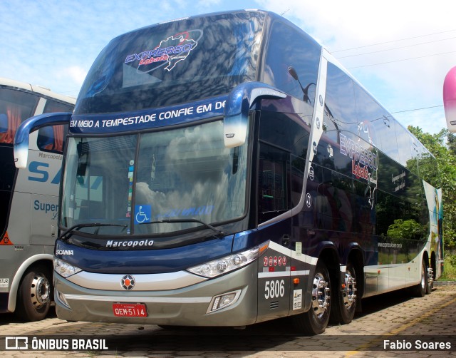 Expresso Lobato 5806 na cidade de Belém, Pará, Brasil, por Fabio Soares. Número da foto: #10332018.