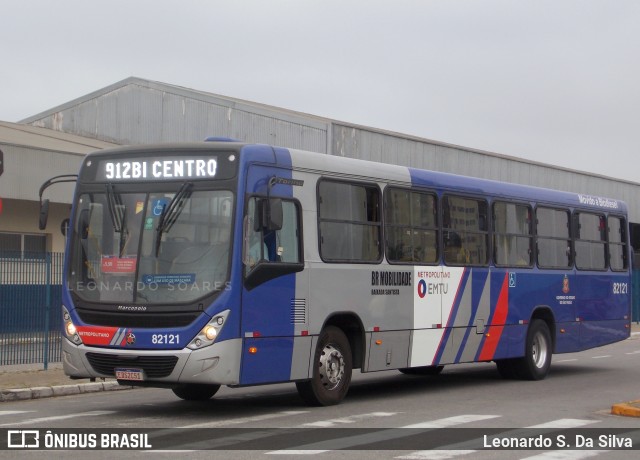 BR Mobilidade Baixada Santista 82121 na cidade de Praia Grande, São Paulo, Brasil, por Leonardo S. Da Silva. ID da foto: 10331657.