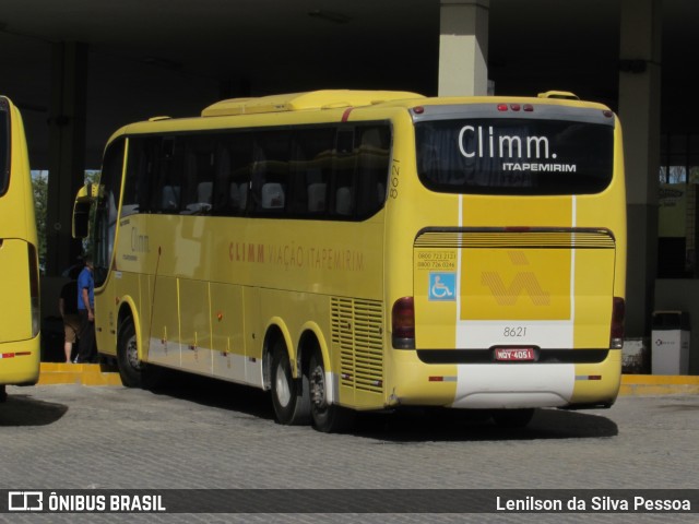 Viação Itapemirim 8621 na cidade de Caruaru, Pernambuco, Brasil, por Lenilson da Silva Pessoa. Número da foto: #10333318.
