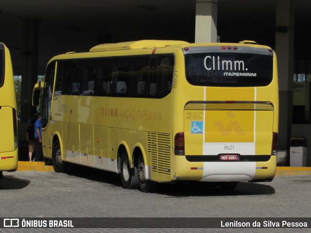 Viação Itapemirim 8621 na cidade de Caruaru, Pernambuco, Brasil, por Lenilson da Silva Pessoa. ID da foto: 10333318.