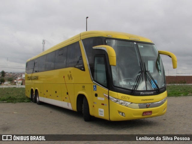 Viação Itapemirim 60079 na cidade de Caruaru, Pernambuco, Brasil, por Lenilson da Silva Pessoa. Número da foto: #10333407.