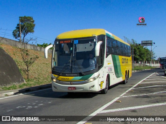 Empresa Gontijo de Transportes 19170 na cidade de Campinas, São Paulo, Brasil, por Henrique Alves de Paula Silva. ID da foto: 10334583.