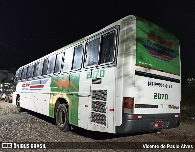 EN Transportes 2070 na cidade de Divinópolis, Minas Gerais, Brasil, por Vicente de Paulo Alves. Número da foto: #10332615.