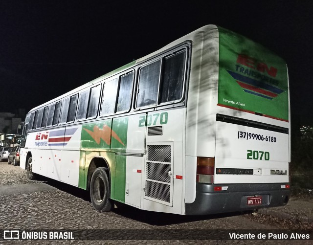 EN Transportes 2070 na cidade de Divinópolis, Minas Gerais, Brasil, por Vicente de Paulo Alves. ID da foto: 10332615.