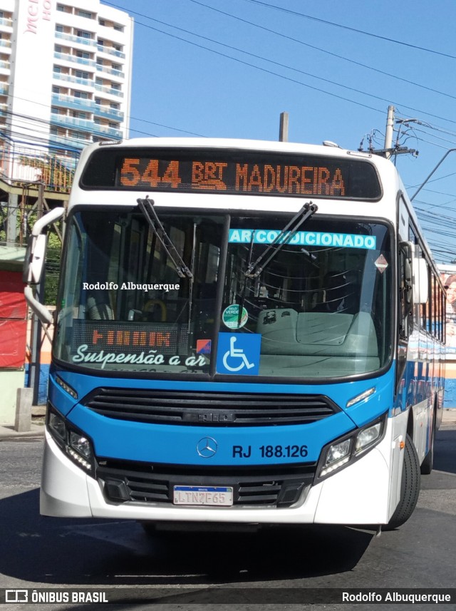 Viação Nossa Senhora da Penha RJ 188.126 na cidade de Nova Iguaçu, Rio de Janeiro, Brasil, por Rodolfo Albuquerque. ID da foto: 10246759.