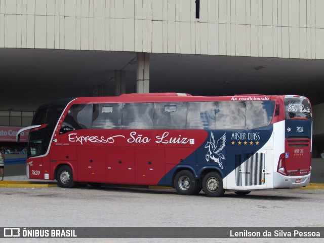 Expresso São Luiz 7820 na cidade de Caruaru, Pernambuco, Brasil, por Lenilson da Silva Pessoa. Número da foto: #10246821.