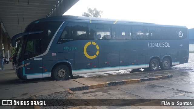 Viação Cidade Sol 8480 na cidade de Cruz das Almas, Bahia, Brasil, por Flávio  Santos. ID da foto: 10247325.