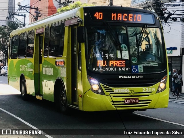 Expresso Miramar 2.3.019 na cidade de Niterói, Rio de Janeiro, Brasil, por Luiz Eduardo Lopes da Silva. ID da foto: 10246243.