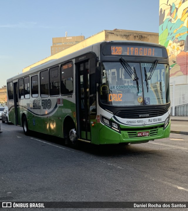 Expresso Real Rio RJ 133.184 na cidade de Rio de Janeiro, Rio de Janeiro, Brasil, por Daniel Rocha dos Santos. ID da foto: 10248451.