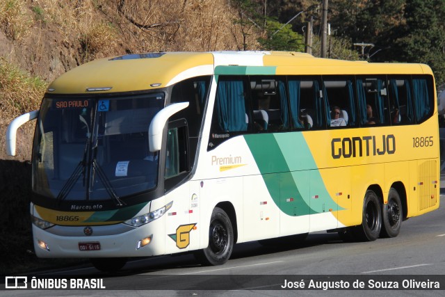 Empresa Gontijo de Transportes 18865 na cidade de Piraí, Rio de Janeiro, Brasil, por José Augusto de Souza Oliveira. Número da foto: #10248985.